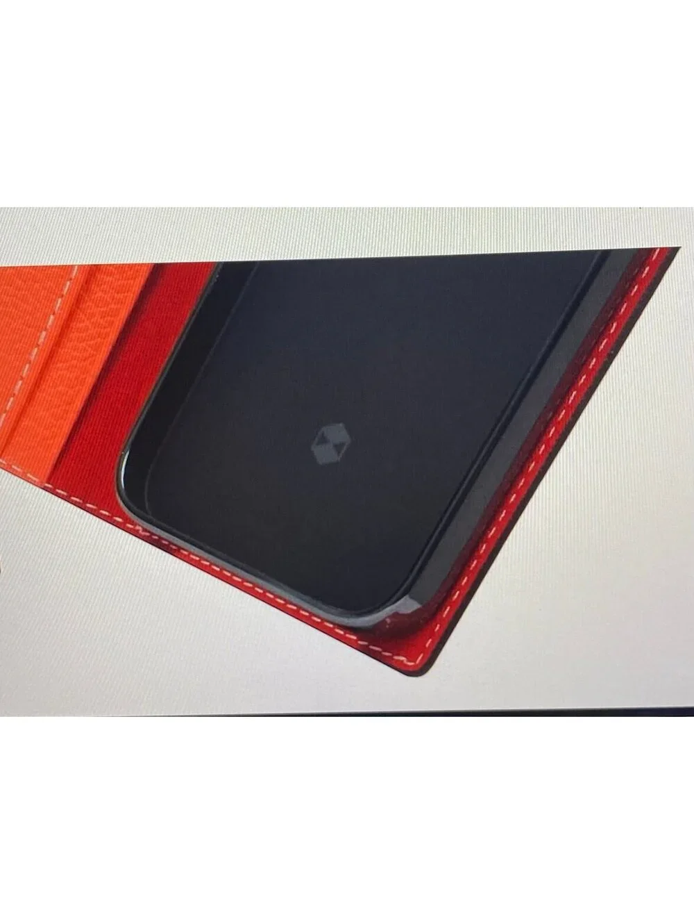 SLG Leather Wallet Case for iPhone 13 Pro Max Coral